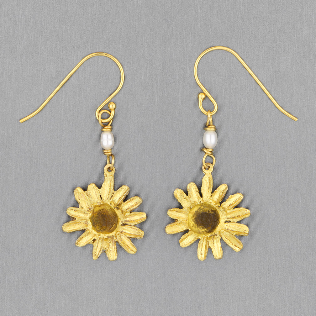 Michael Michaud Design: Golden Daisy Earrings, Wire
