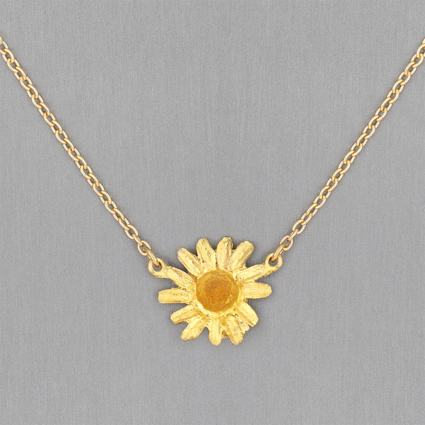 Michael Michaud Design: Golden Daisy Single Flower Pendant