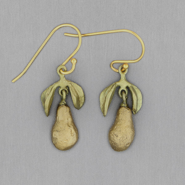 Michael Michaud Design: Golden Pear Earrings, Wire