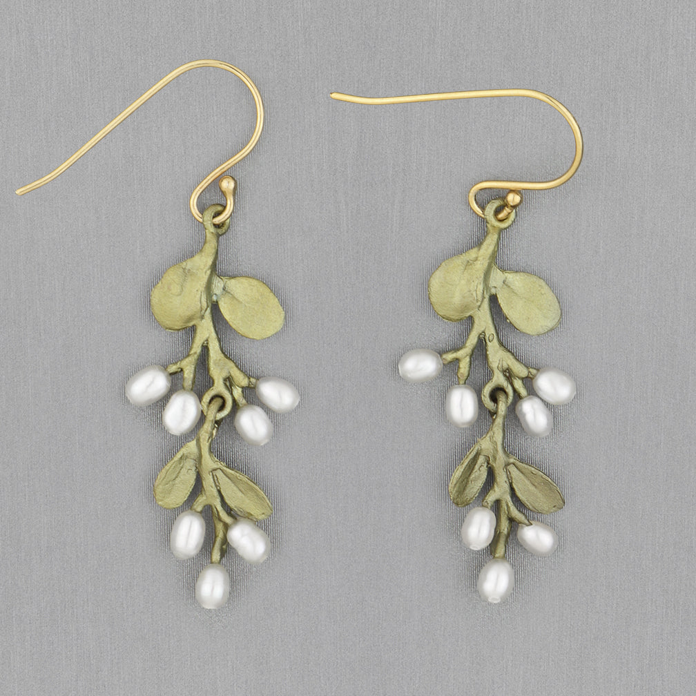 Michael Michaud Design: Japanese Firethorn Earrings, Wire