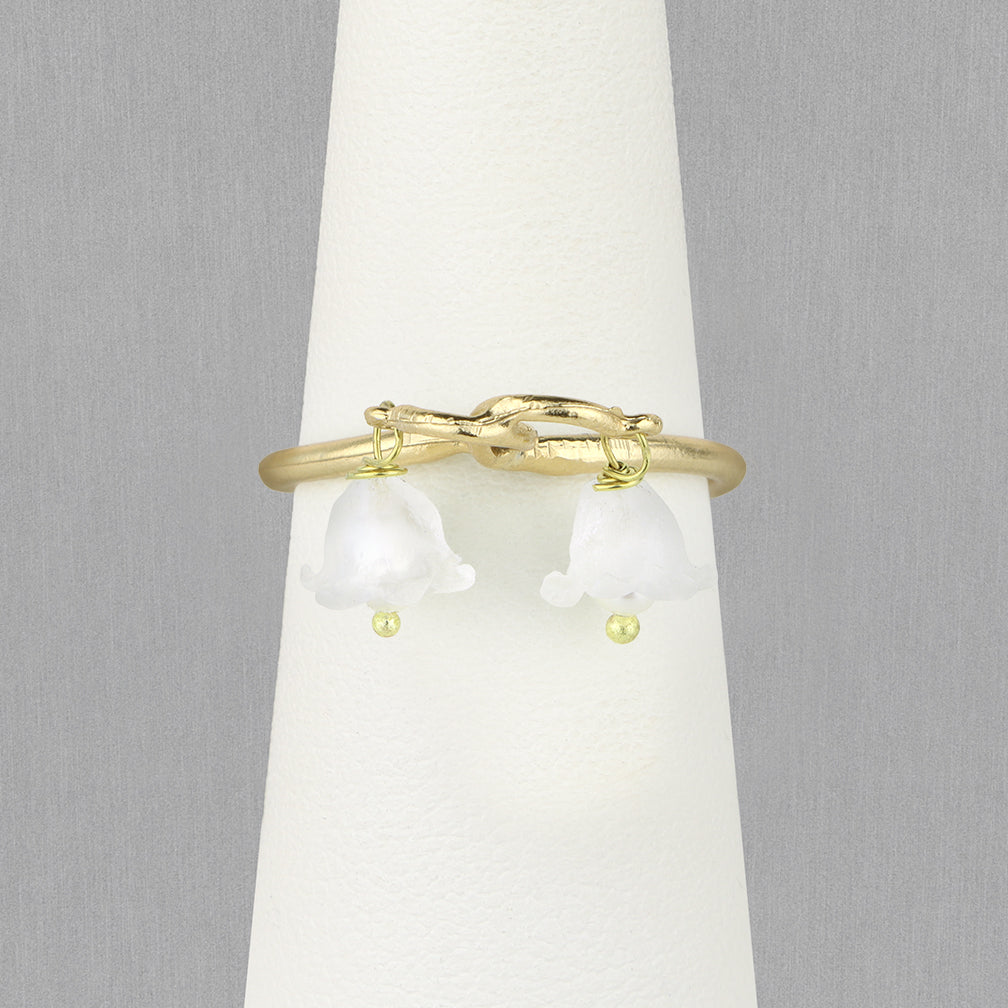 Michael Michaud Design: Lily of the Valley Double Pearl Ring