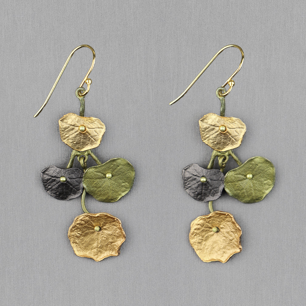 Michael Michaud Design: Nasturtium Earrings, Wire Four Petals