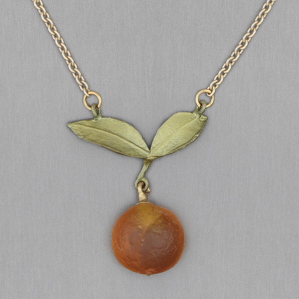 Michael Michaud Design: Orange Pendant Dainty Drop