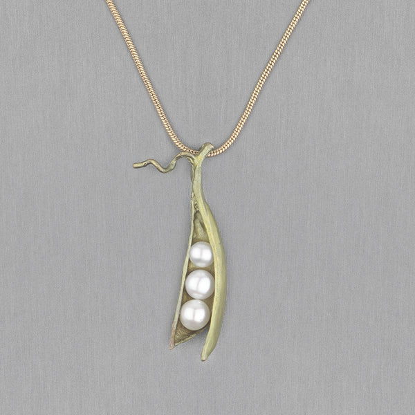 Michael Michaud Design: Pea Pod 3 Pearl Pendant