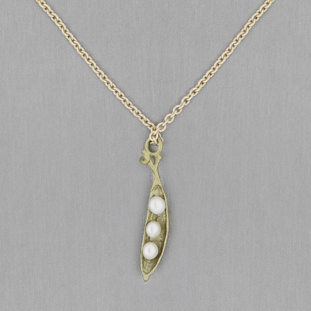 Michael Michaud Design: Pea Pod Petite 3 Pearl Pendant