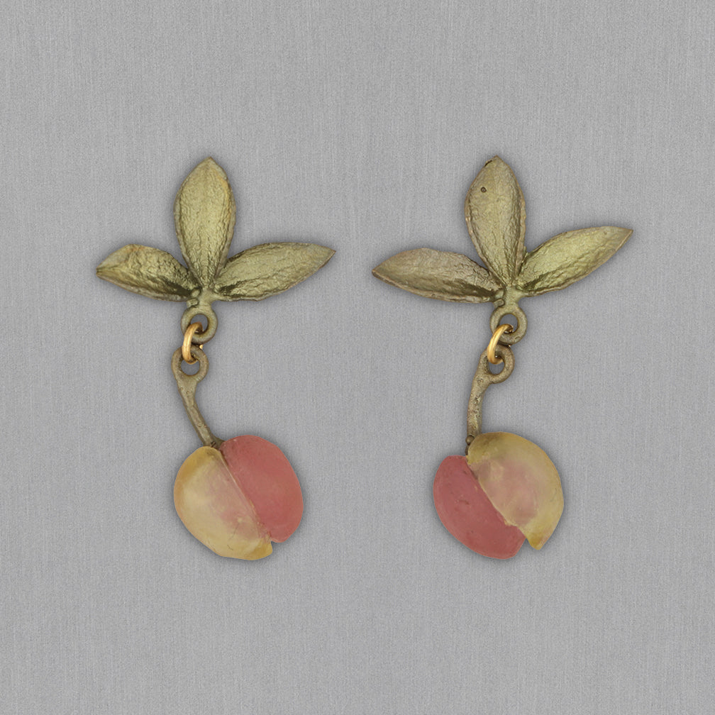 Michael Michaud Design: Peach Tree Earrings, Post
