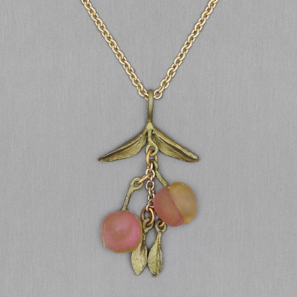 Michael Michaud Design: Peach Tree Pendant, Dainty
