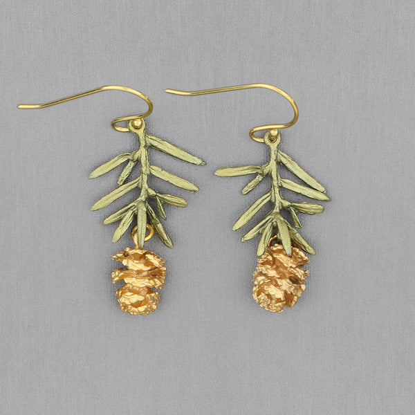 Michael Michaud Design: Pine Needle Earrings, Wire Drop