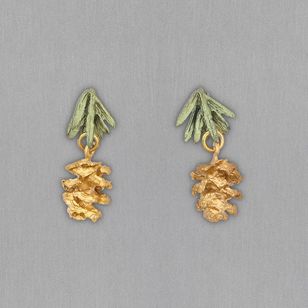 Michael Michaud Design: Pine Needle Earrings, Post
