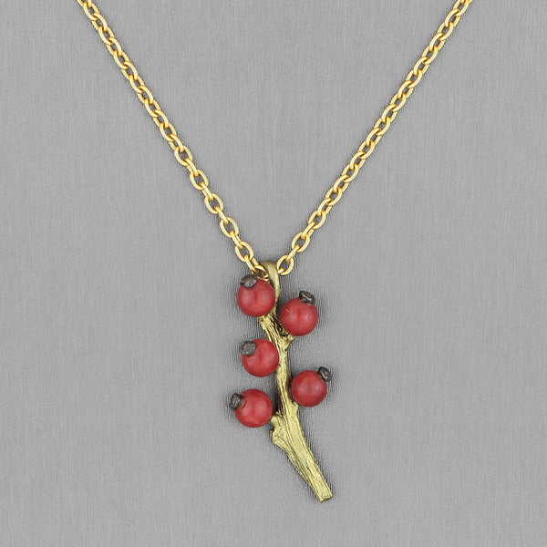 Michael Michaud Design: Winterberry Pendant, Dainty