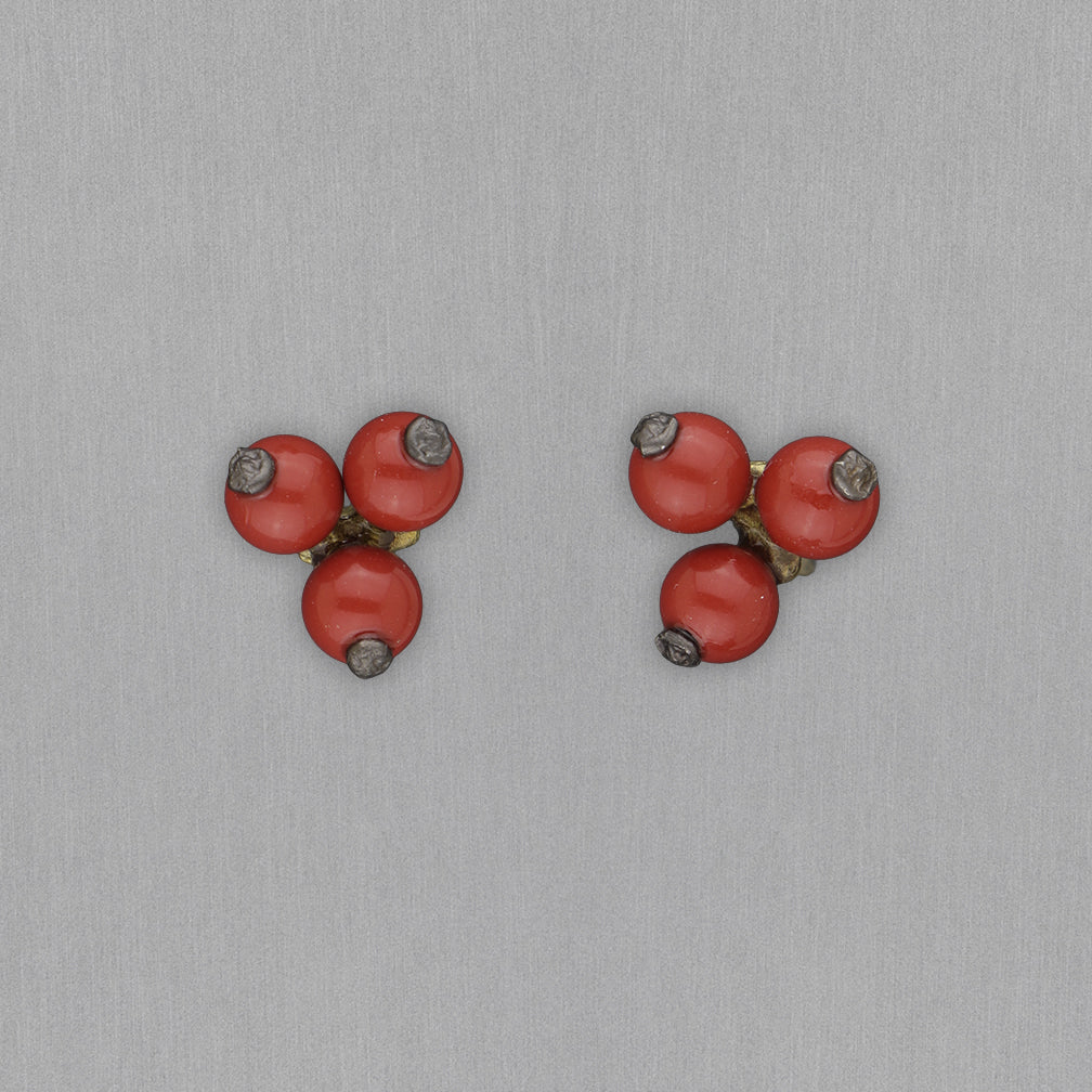 Michael Michaud Design: Winterberry Earrings, Stud Post