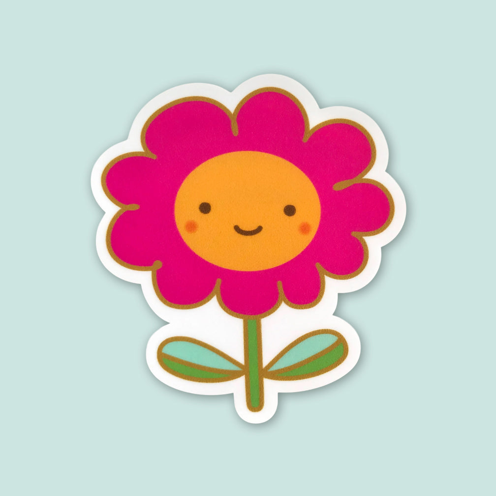 Night Owl Paper Goods Birthday Card: Joyful Flower
