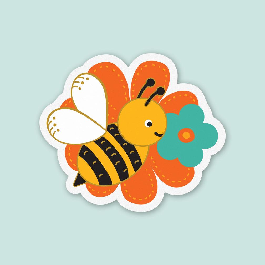 Night Owl Paper Goods Birthday Card: Bee-Day
