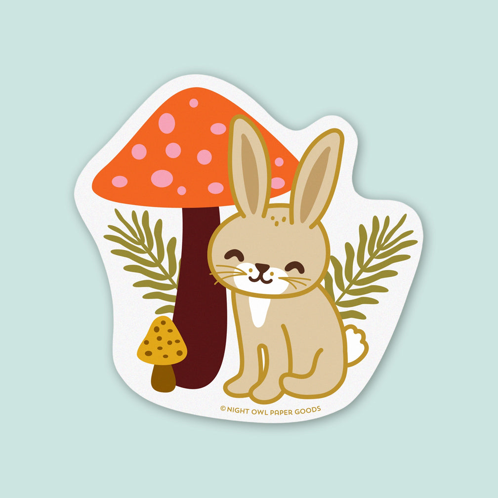 Night Owl Paper Goods Birthday Card: Wonderful Rabbit