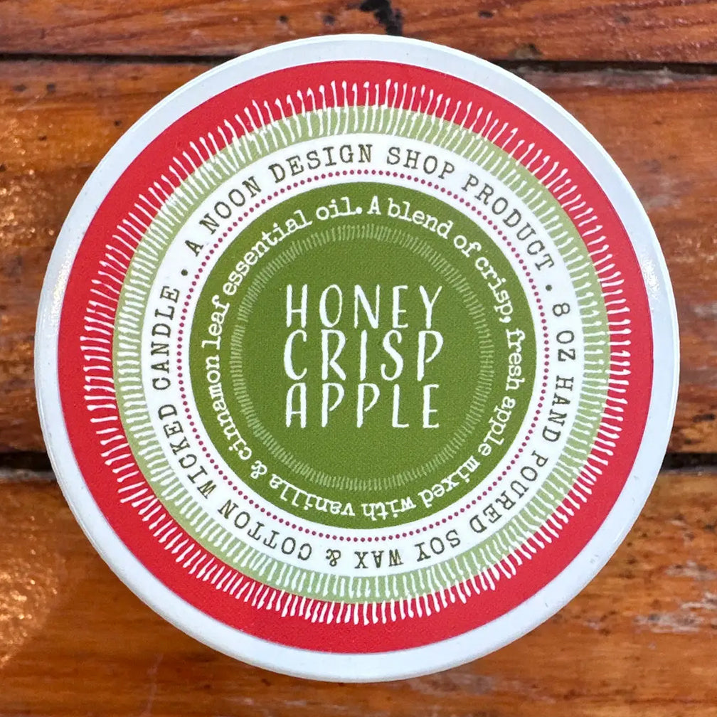 Noon Designs: Soy Candle: Honey Crisp Apple