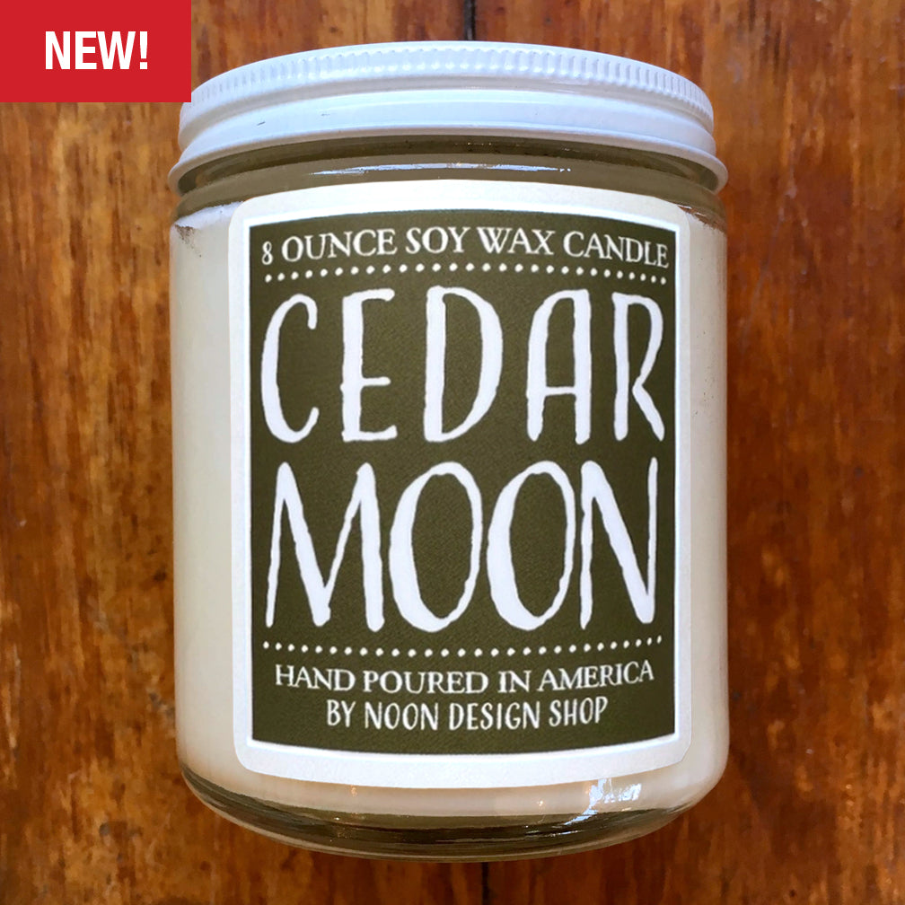 Noon Designs: Soy Candle: Cedar Moon