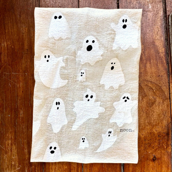 Noon Designs: Tea Towel: Ghosts