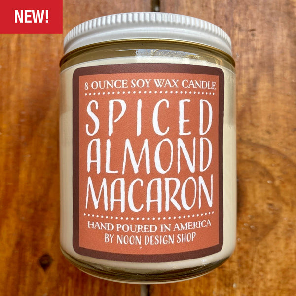 Noon Designs: Soy Candle: Spiced Almond Macaron