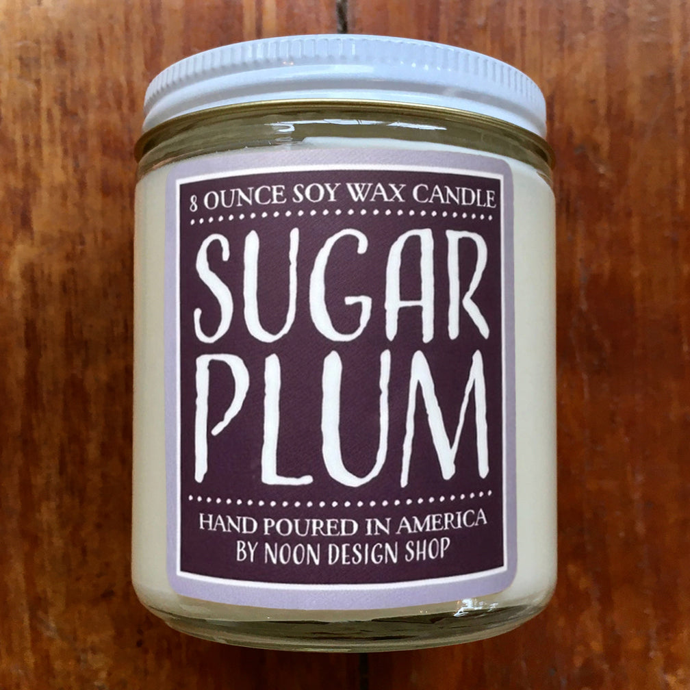 Noon Designs: Soy Candle: Sugar Plum