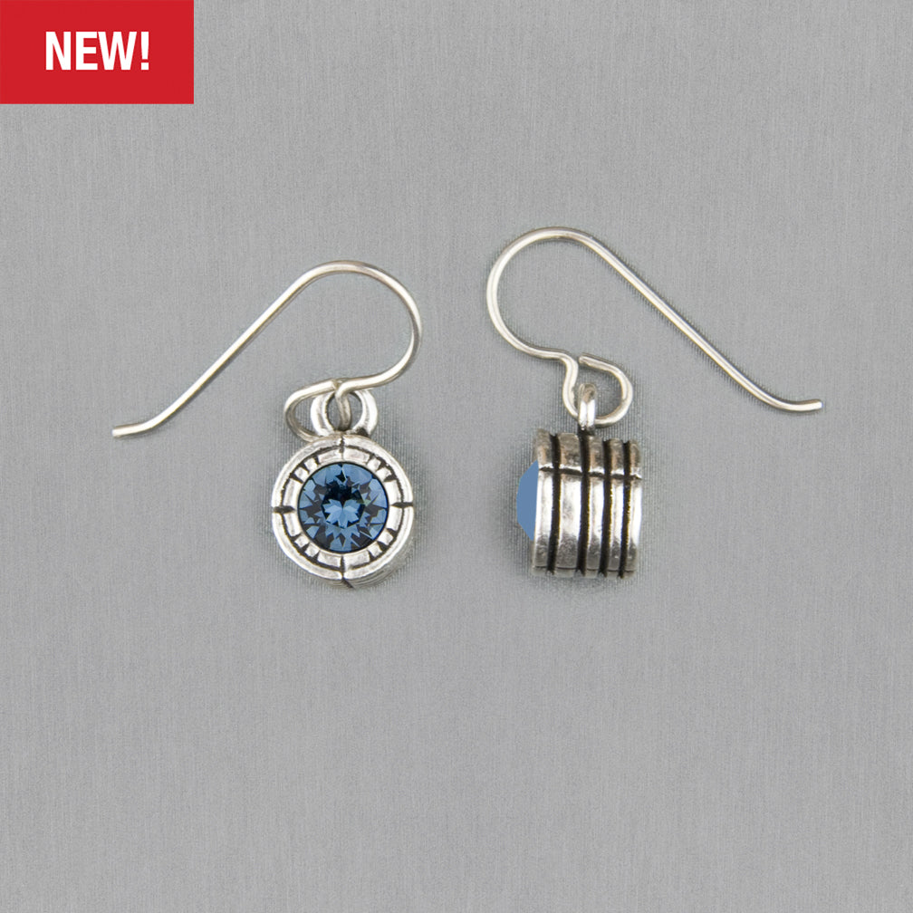 Patricia Locke Jewelry: The Beacon Earrings in Denim