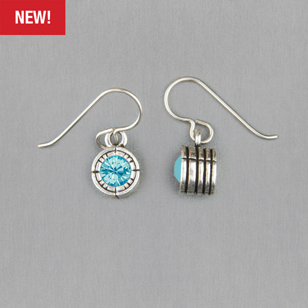 Patricia Locke Jewelry: The Beacon Earrings in Light Turquoise