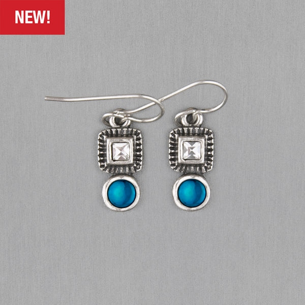 Patricia Locke Jewelry: Li'l Cutie Earrings in Indicolite