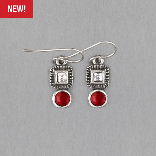 Patricia Locke Jewelry: Li'l Cutie Earrings in Ruby