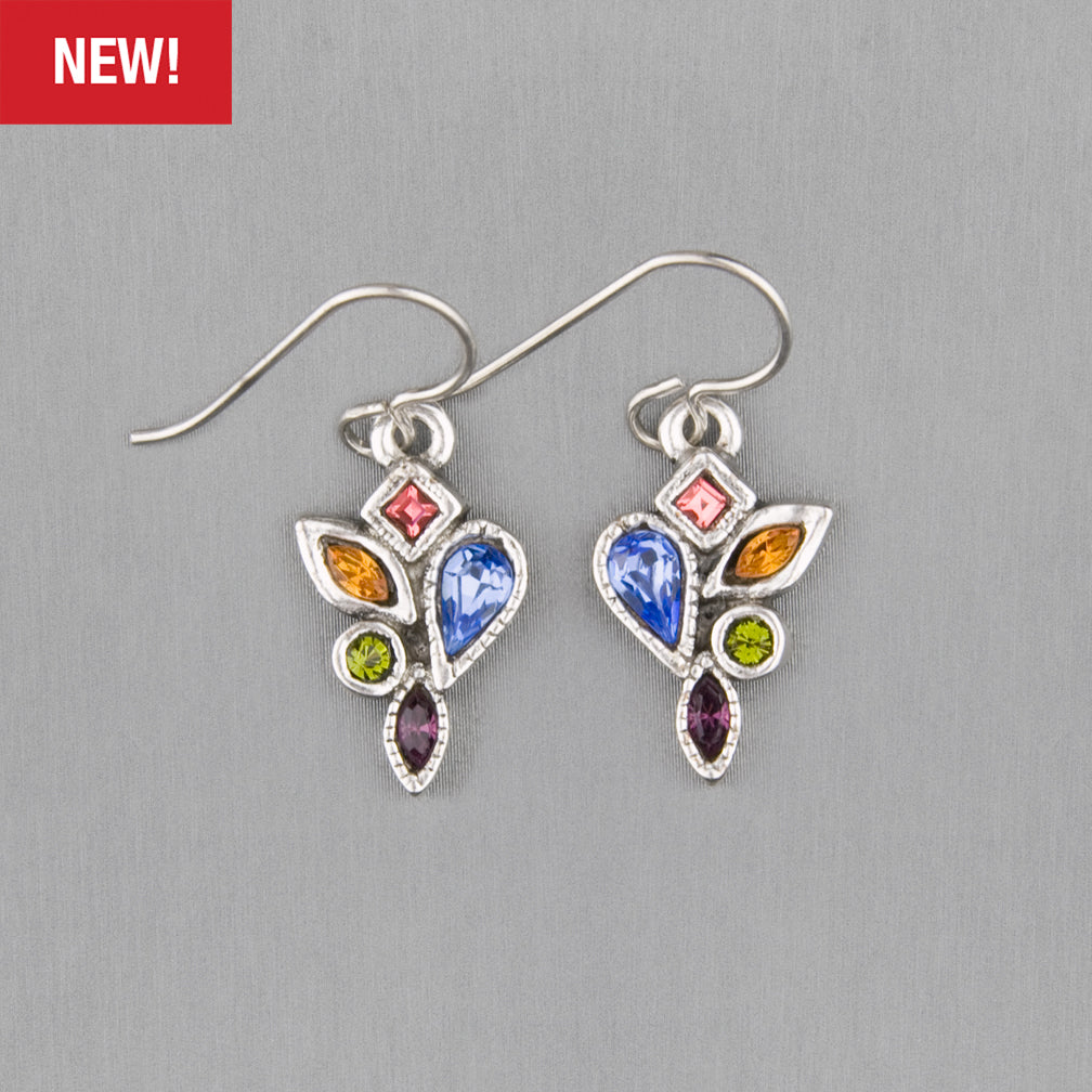 Patricia Locke Jewelry: Calla Lily Earrings in Kaleidoscope