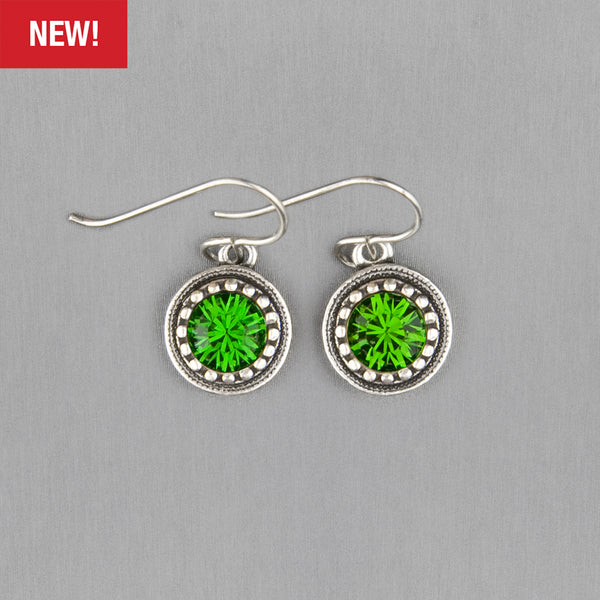 Patricia Locke Jewelry: Lighthouse Earrings in Fern Green