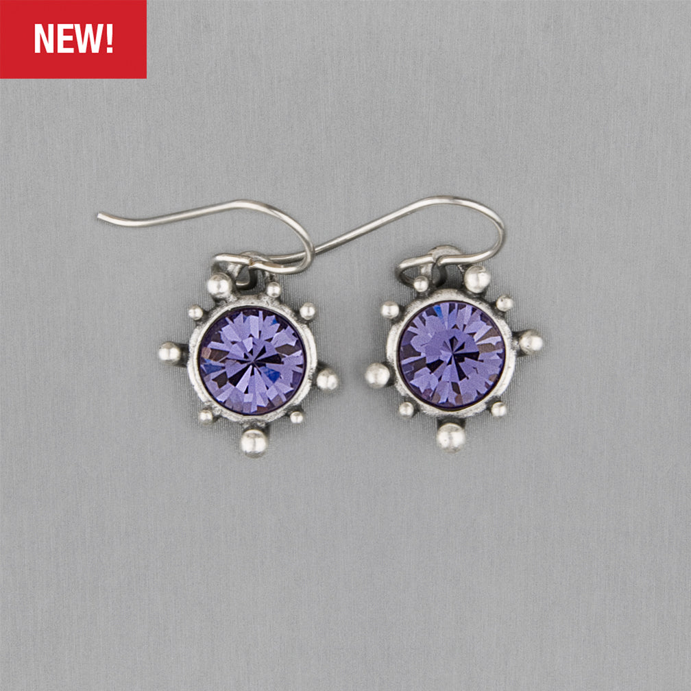 Patricia Locke Jewelry: Exbury Earrings in Tanzanite