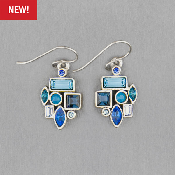 Patricia Locke Jewelry: Doll Earrings in True Blue