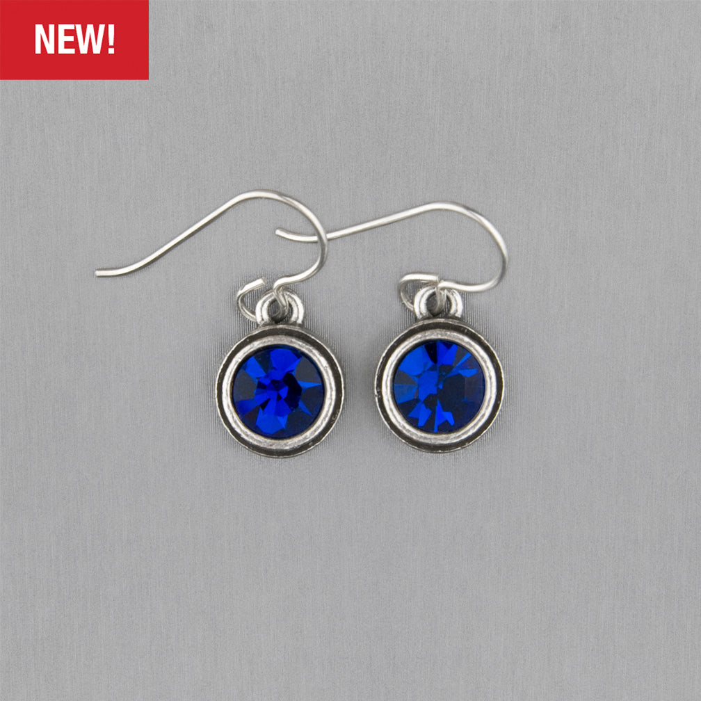 Patricia Locke Jewelry: Solo Earrings in Capri Blue