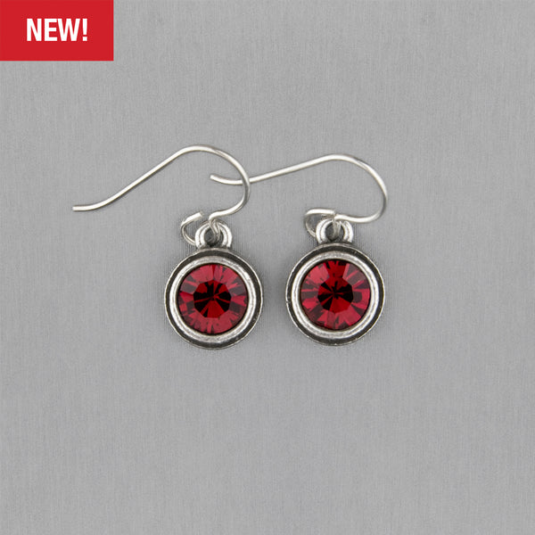 Patricia Locke Jewelry: Solo Earrings in Ruby