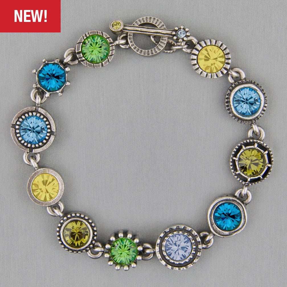 Patricia Locke Jewelry: Round Two Bracelet in Lagoon