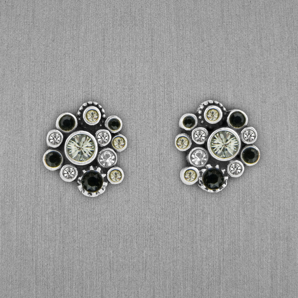 Patricia Locke Jewelry: Pebbles Earrings in Black & White