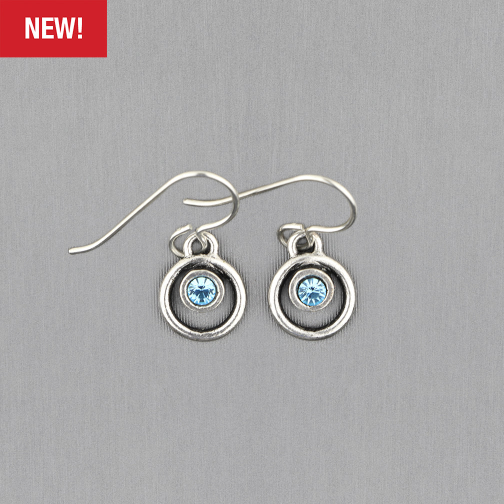 Patricia Locke Jewelry: Inspiration Point Earrings in Aquamarine