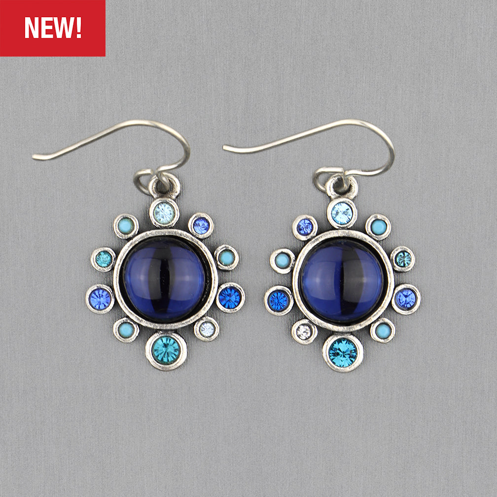 Patricia Locke Jewelry: Incantation Earrings in True Blue