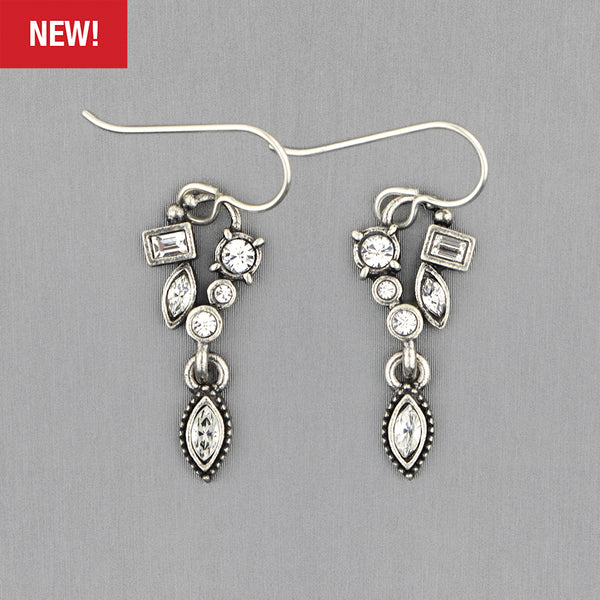 Patricia Locke Jewelry: Madeline Earrings in All Crystal