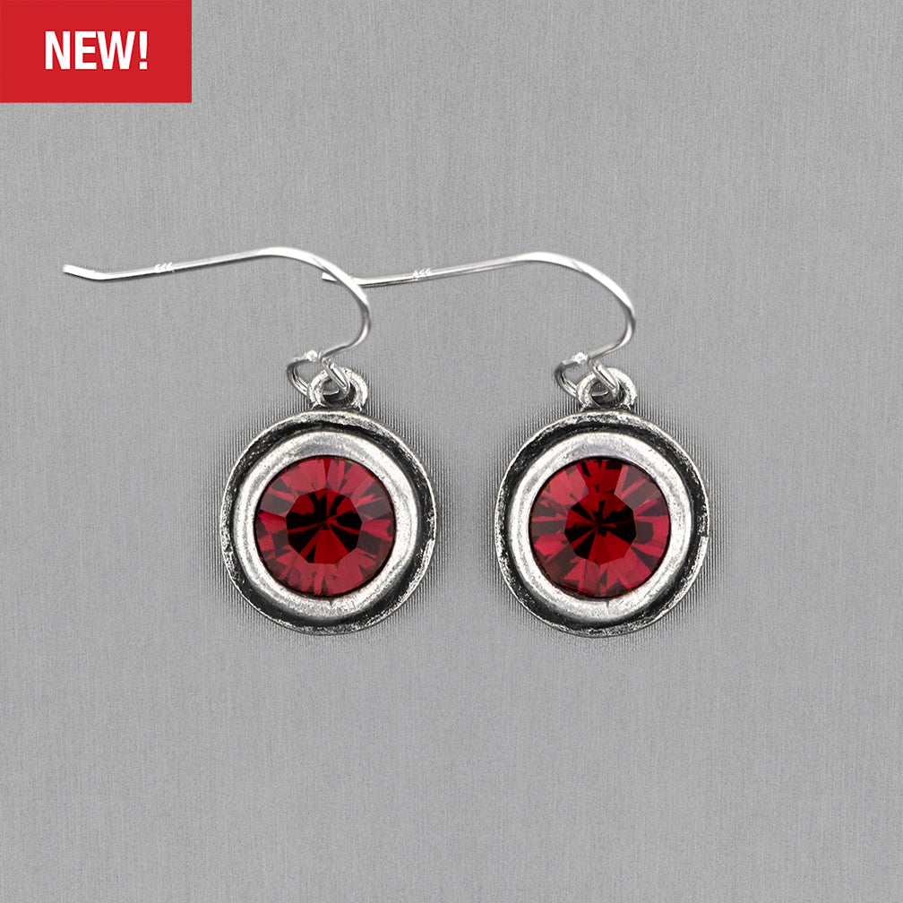 Patricia Locke Jewelry: Claudette Earrings in Ruby