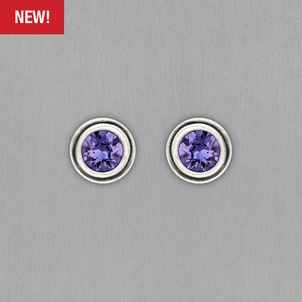 Patricia Locke Jewelry: Babe Post Earrings in Tanzanite