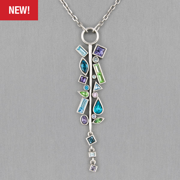 Patricia Locke Jewelry: Icicle Necklace in Water Lily