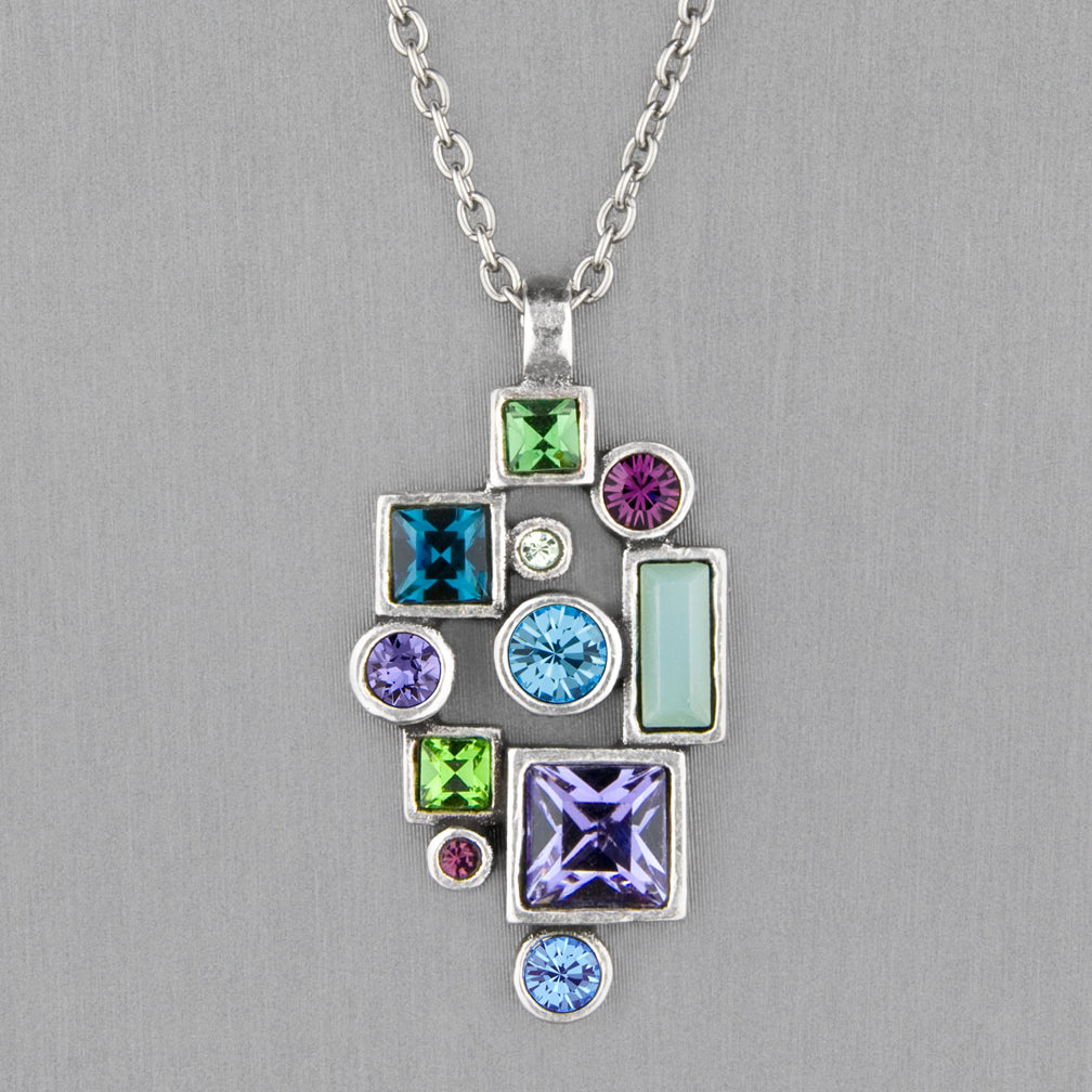 Patricia Locke Jewelry: Montage Necklace in Water Lily