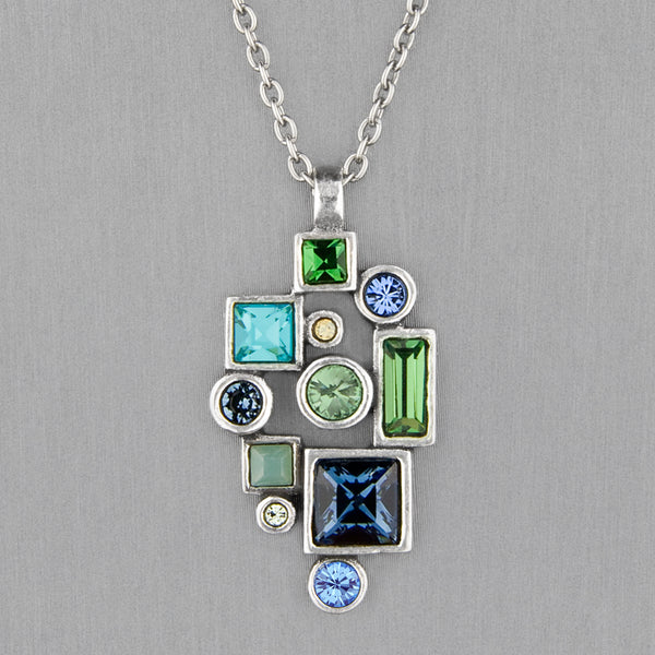 Patricia Locke Jewelry: Montage Necklace in Zephyr