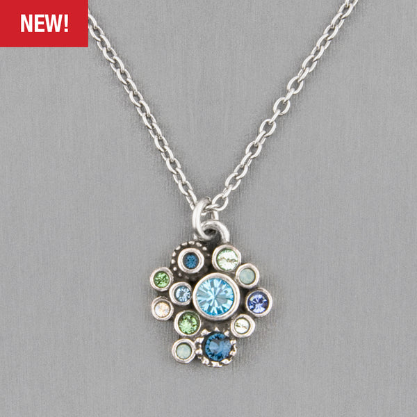 Patricia Locke Jewelry: Pebbles Necklace in Zephyr