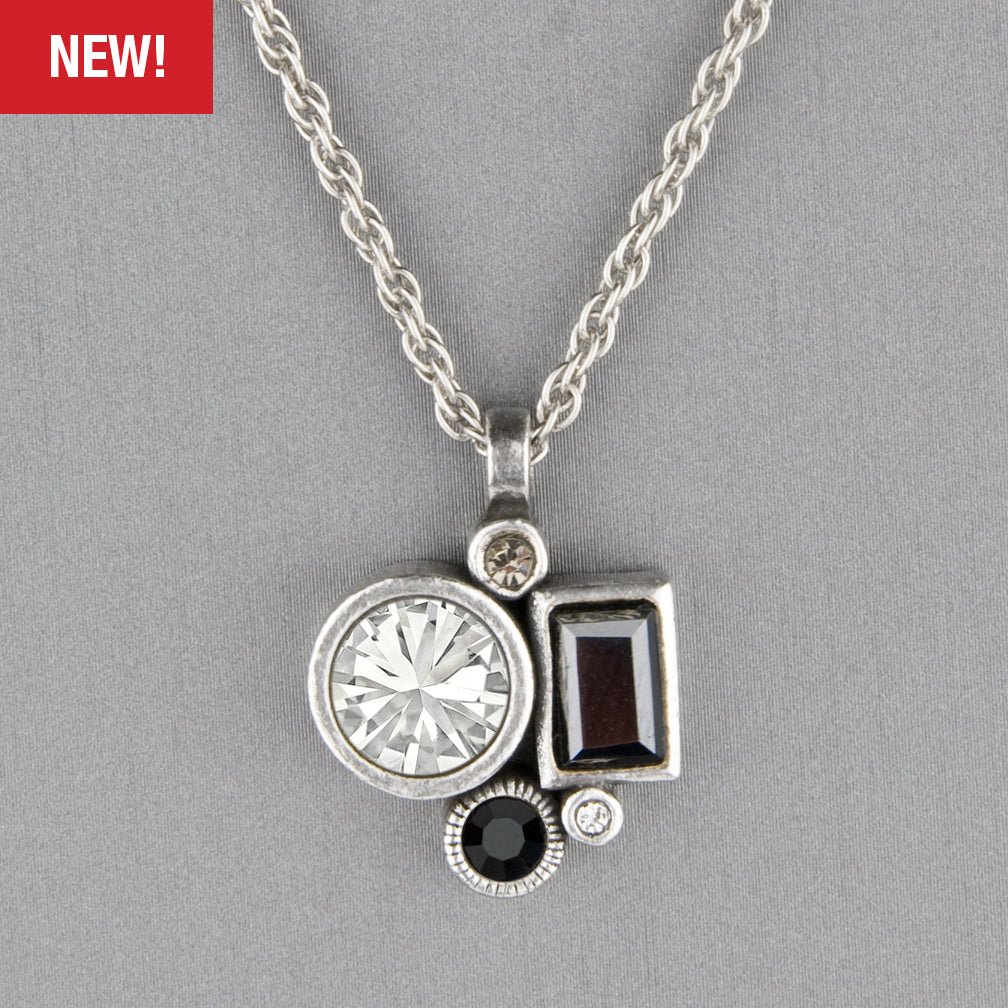 Patricia Locke Jewelry: Truth Necklace in Black & White