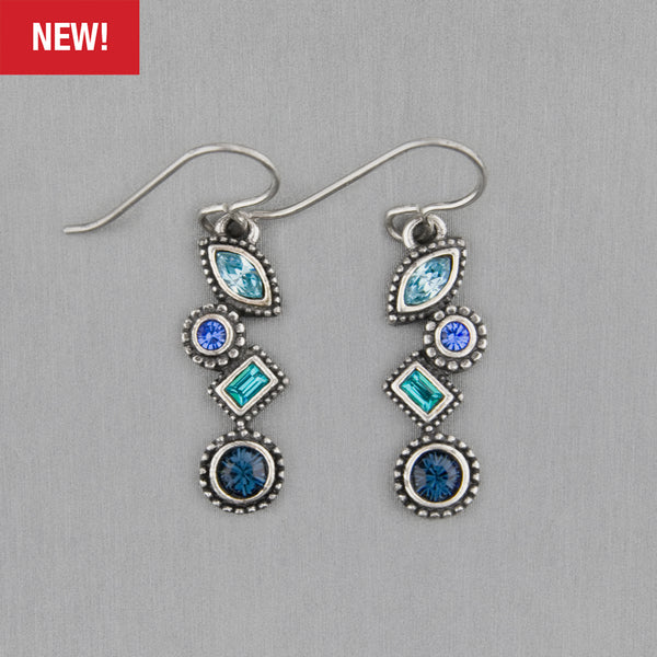 Patricia Locke Jewelry: Prelude Earrings in True Blue