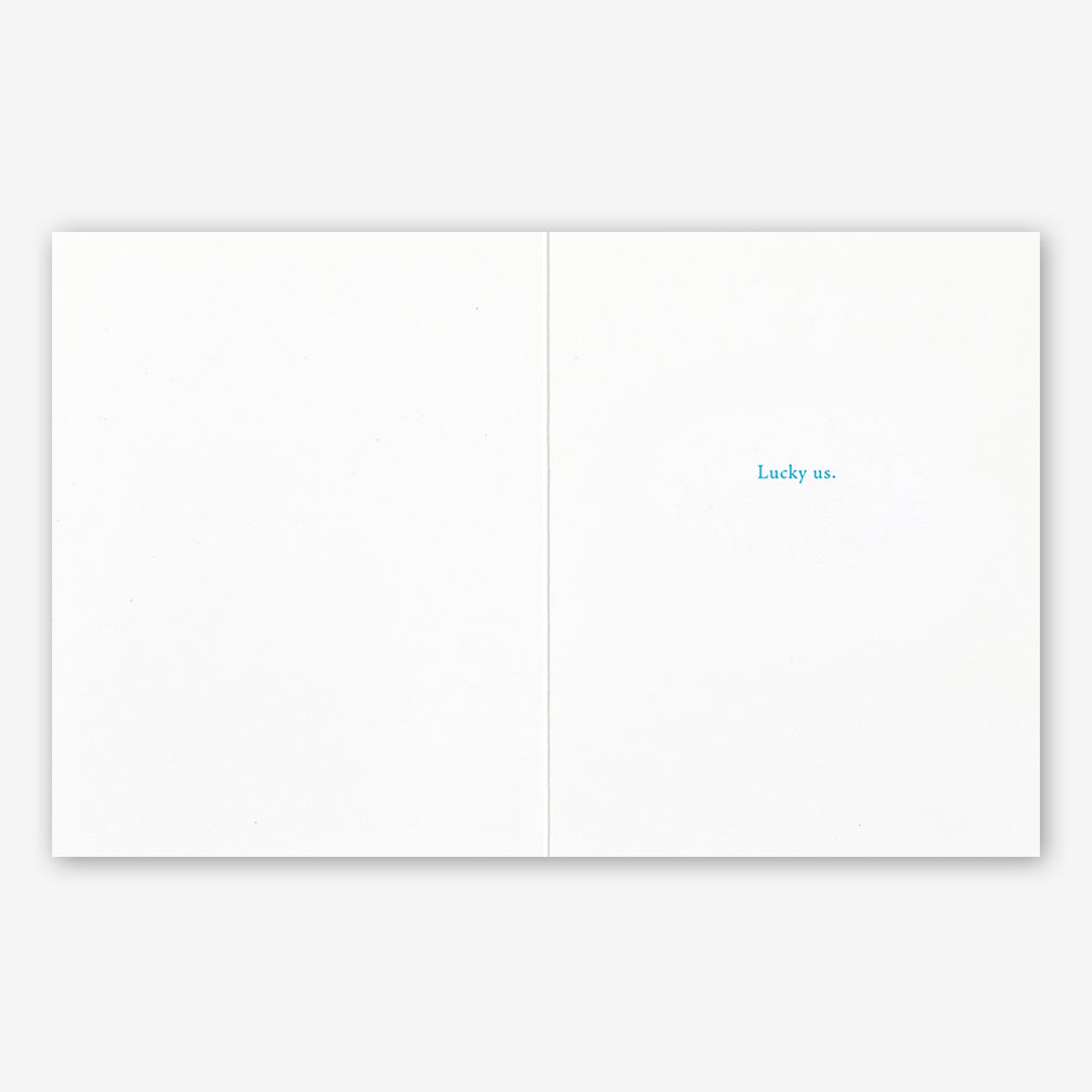 Positively Green Friendship Card: “In my friend, I find a second self.” —Isabel Norton