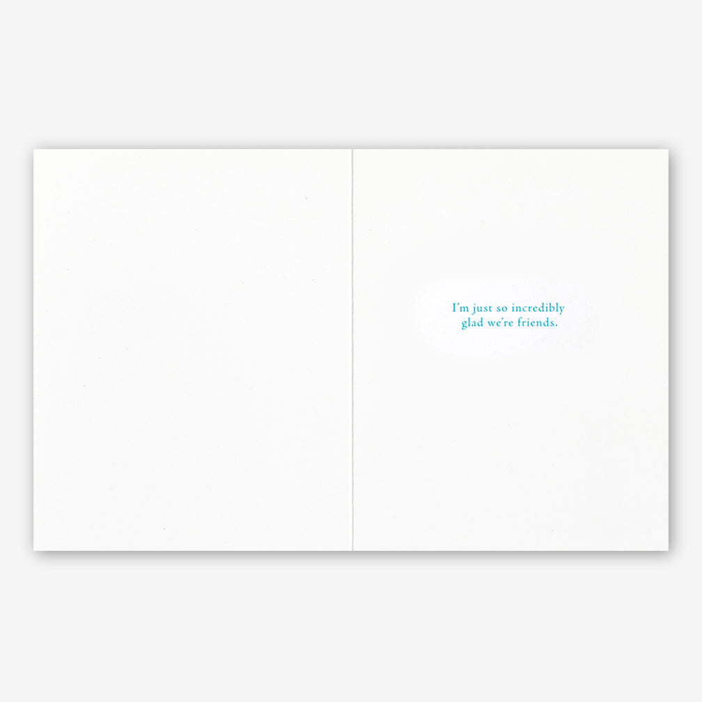 Positively Green Friendship Card: “You are so infinitely dear to me…” —Johannes Brahms