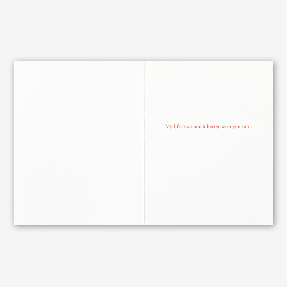 Positively Green Friendship Card: “Life is… made by the friends we choose.” —Tennessee Williams