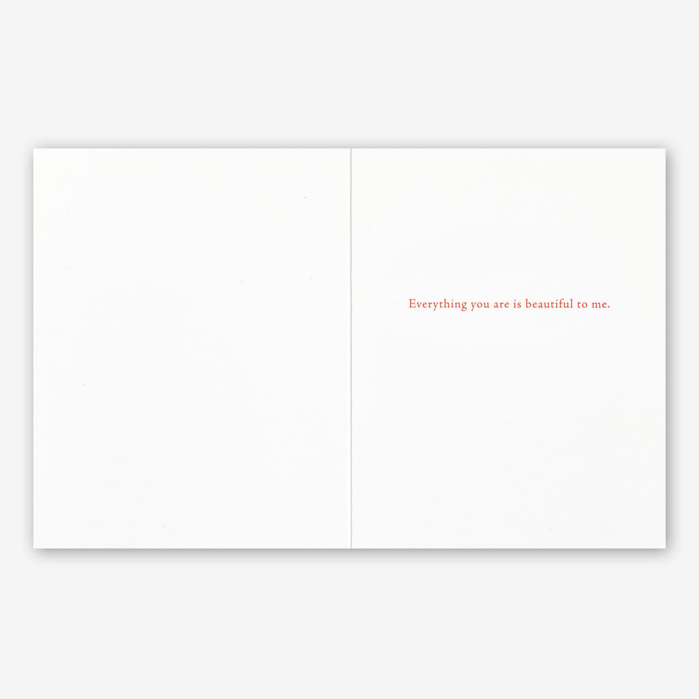 Positively Green Friendship Card: “To be beautiful means to be yourself.” —Thich Nhat Hanh